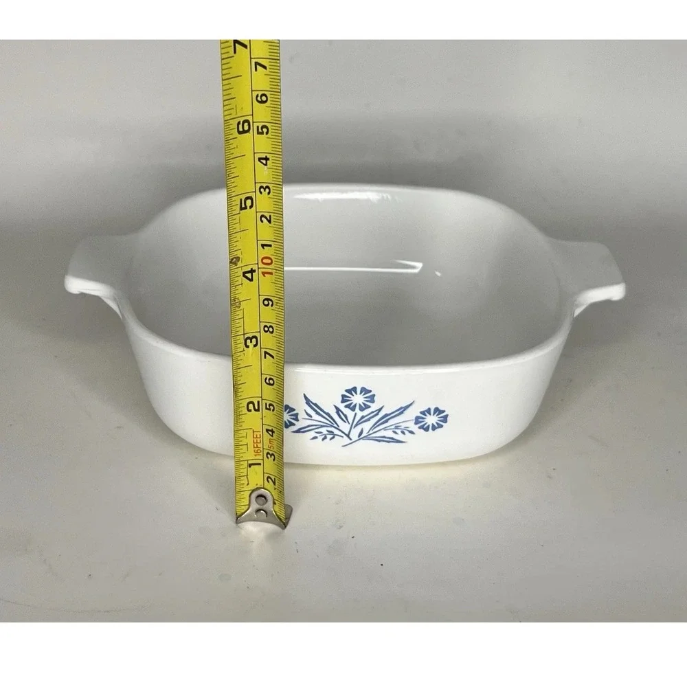 Vintage Corning Ware Blue Cornflower‎ 1 Quart Casserole Dish P-1-B Made in USA